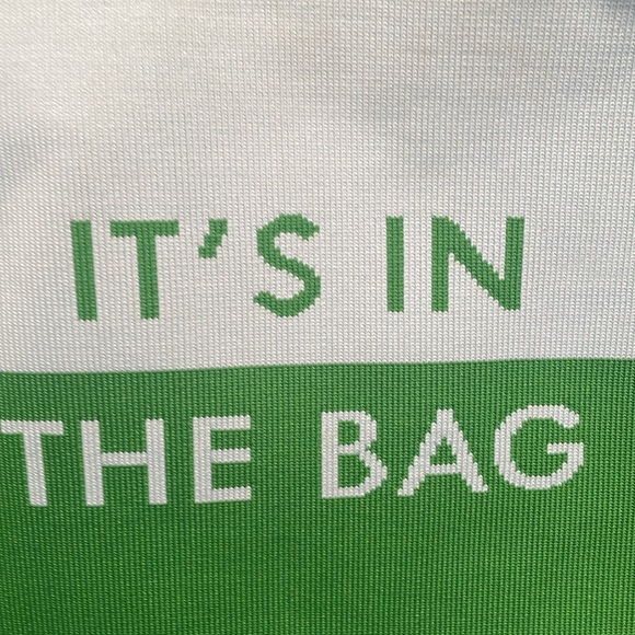 NEW Kate Spade x Target Green and Baby Blue Heavy Canvas Tote Bag - Picture 3 of 7